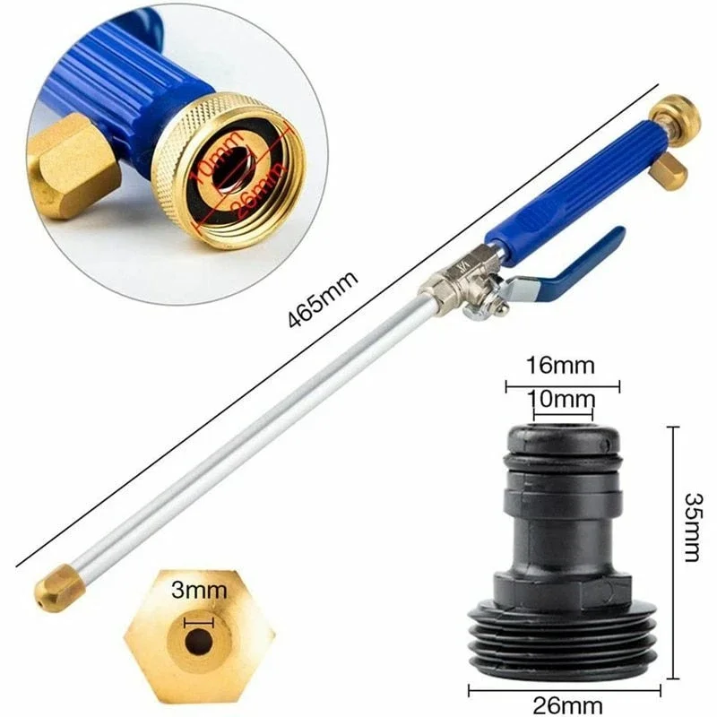 1PCS Wash Accessories Maintenance High Pressure Power Water Gun Washer Water Jet Hose Pipe Wand Nozzle Sprayer Spray cleaning