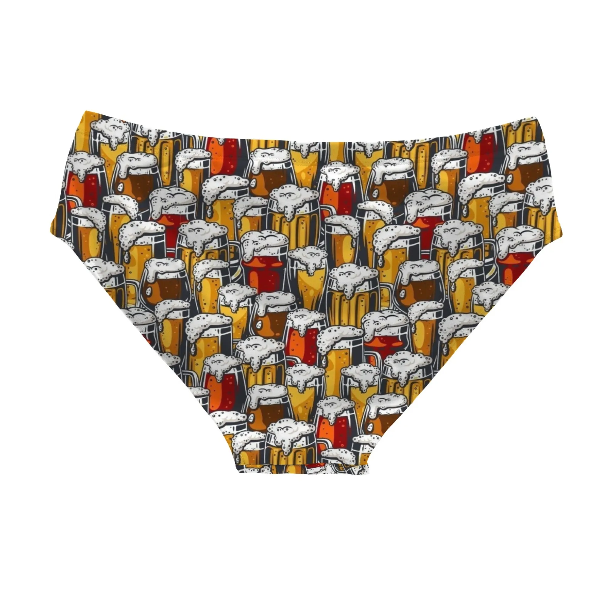 Foam Beer Swim Trunks Slim Fit Durable Men's Drawstring Triangle Swim Trunks Water Park Island Sunbathing Men's Vacation Gift