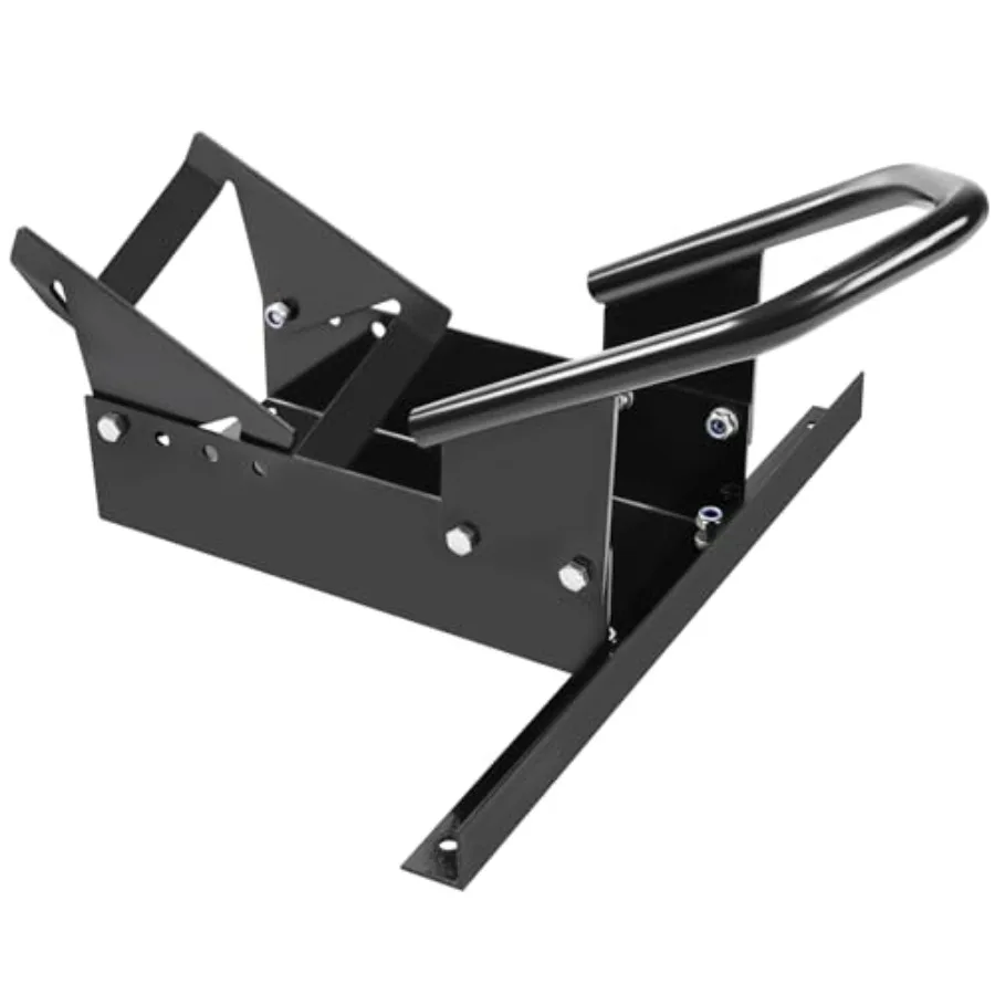

Heavy Duty Motorcycle Front Wheel Stand for Trailer Cruiser Sports Dirt Bikes 1800 lb Capacity Adjustable Wheel Stand for 15-21