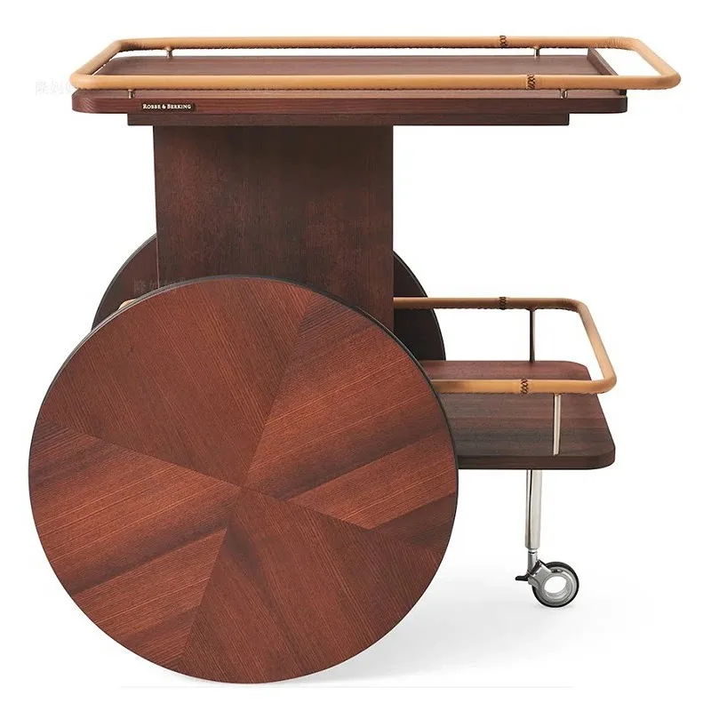 

Bar, wine cabinet, cart, hotel, business mobile tea cart, multi-functional iron dining car