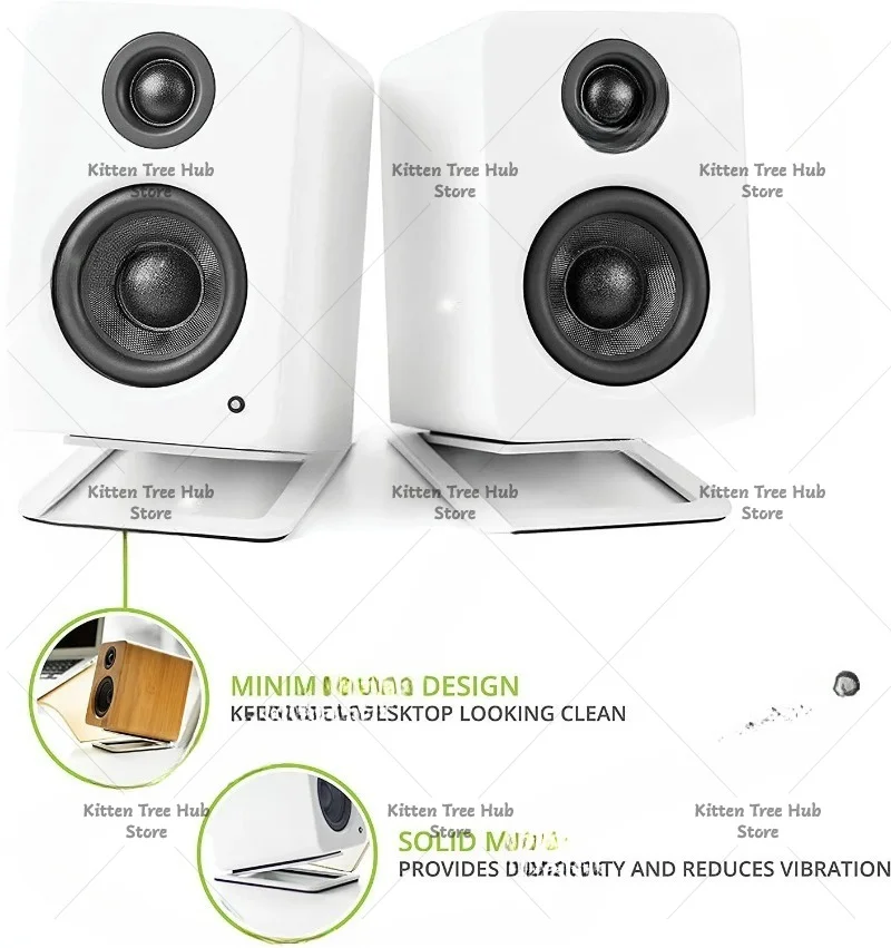 Desktop computer audio stand new desktop white computer speaker bracket stand