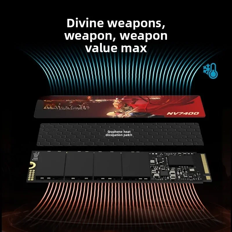 NV7400/7200 Solid State Drive 512G 1T 2T 4T NVME Protokoll PCIe4.0 Computer SSD