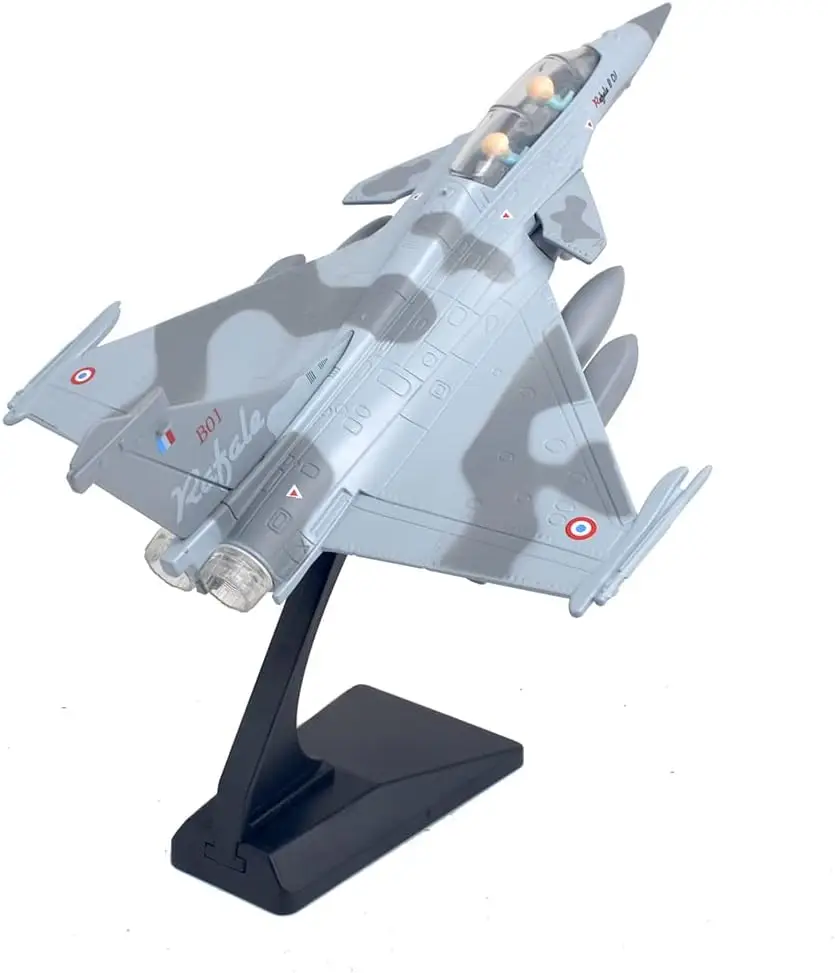 

Rafale Fighting Falcon Модель самолета Армейские игрушки ВВС Литой военный самолет с подсветкой и звуками