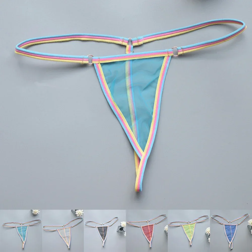 Dames Sexy String Doorzichtige Ondergoed Dunne Riem Paar Verleiding String