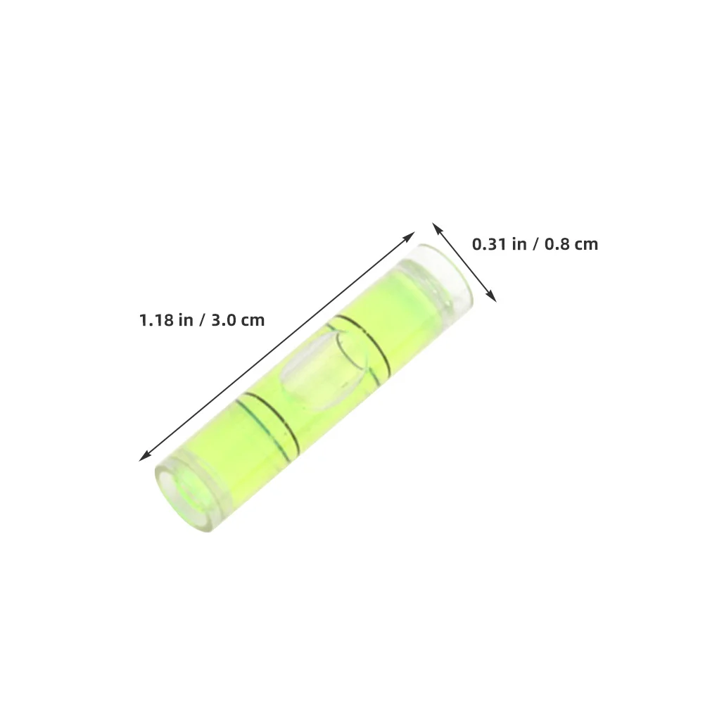 Regla de burbujas Horizontal, nivel de línea de cuerda para trabajo de ladrillo, embellecedor de suelo, valla, muelle, rampa de drenaje, herramientas de medición, nivelación, 100 Uds.