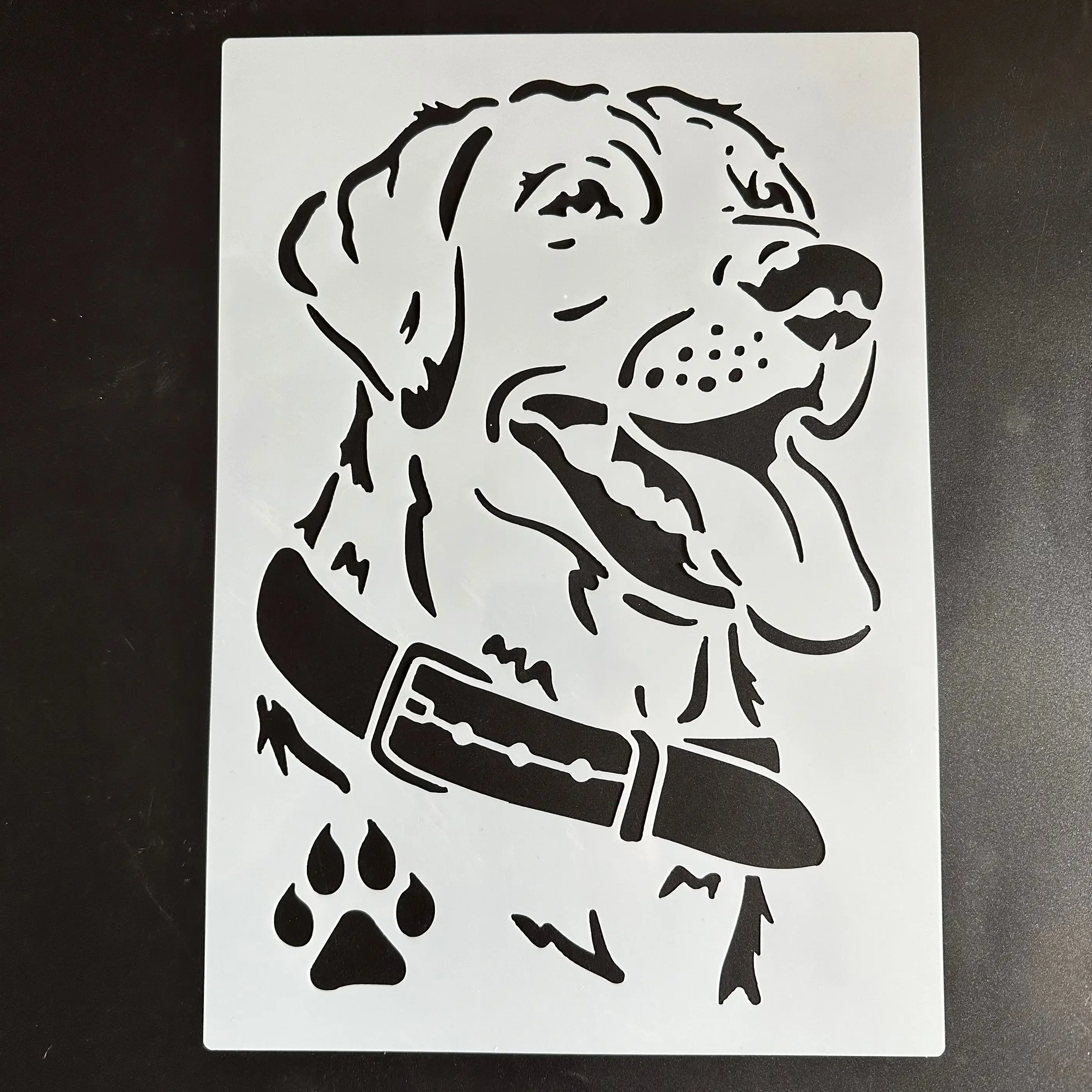 

A4 29 *21cm Pet dog DIY Stencils Wall Painting Scrapbook Coloring Embossing Album Decorative Paper Card Template,wall