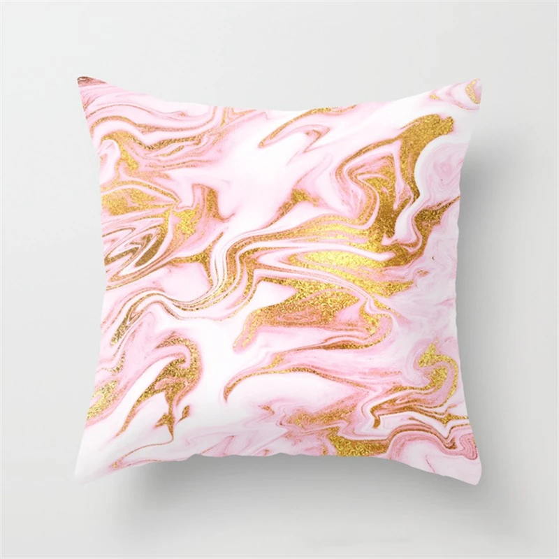 Nordic Marble Stone Texture Cushion Cover Modern Fashion Pillow Cover Decorative Pillow Case Home Decor Sofa Couch Throw Pillows