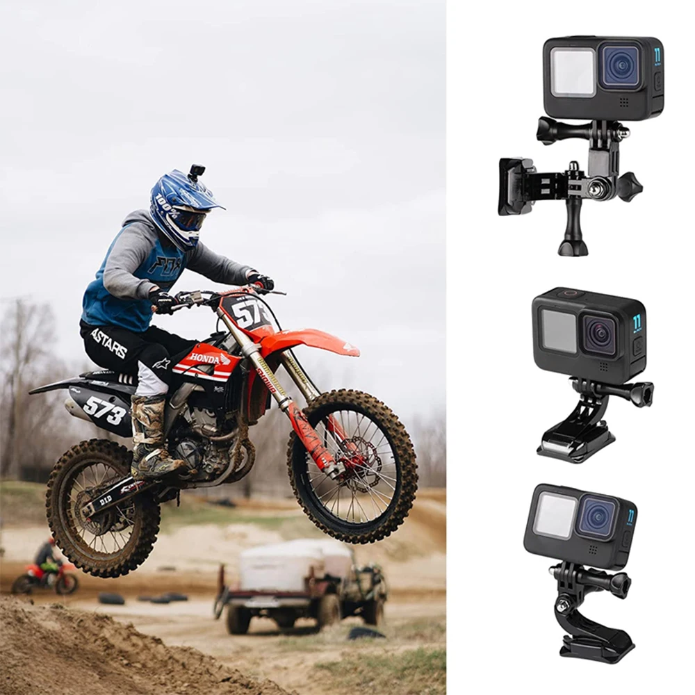 Accessory Kit Adjustment Arm Adhesive Base Screw J Hook For GoPro Hero 13 12 11 10 9 Insta360 SJCAM AKASO DJI OSMO Action Camera