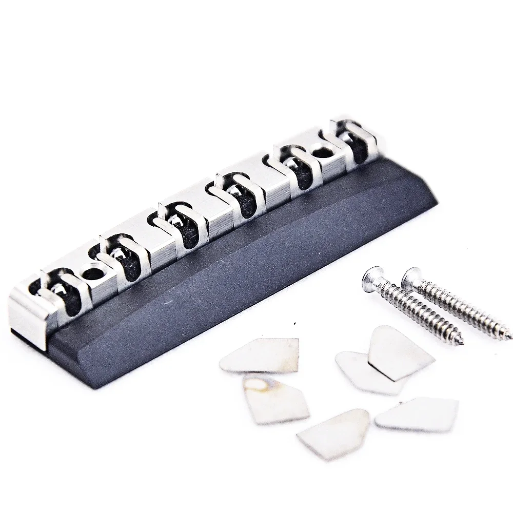 Stainless Steel Roller Nut For 6 String Electric Guitar Locking Roller Nut Guitar Replacement Parts