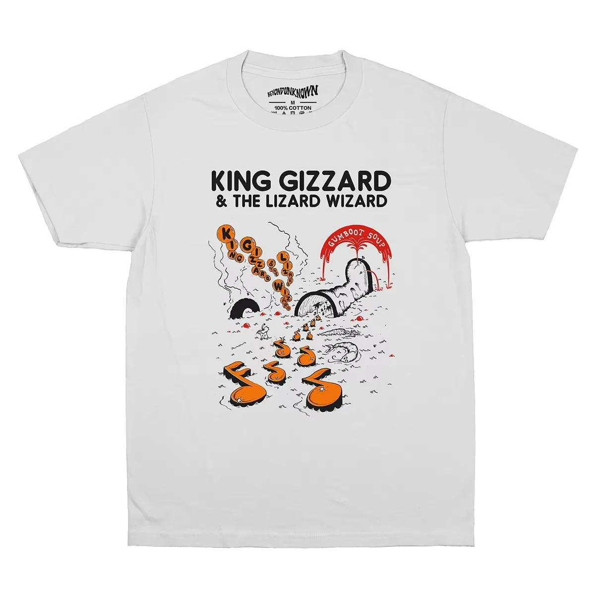 King Gizzard And The Lizard Wizard Psychedelic Garage Rock Tee Gumboot Soup Unisex Men Women Casual Streetwear T‑shirt