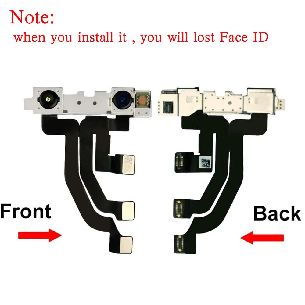 Front Camera Flex Cable For iPhone 7 7P 8 Plus X XR XS 11 Pro Max Face Camera With Connector Replacement