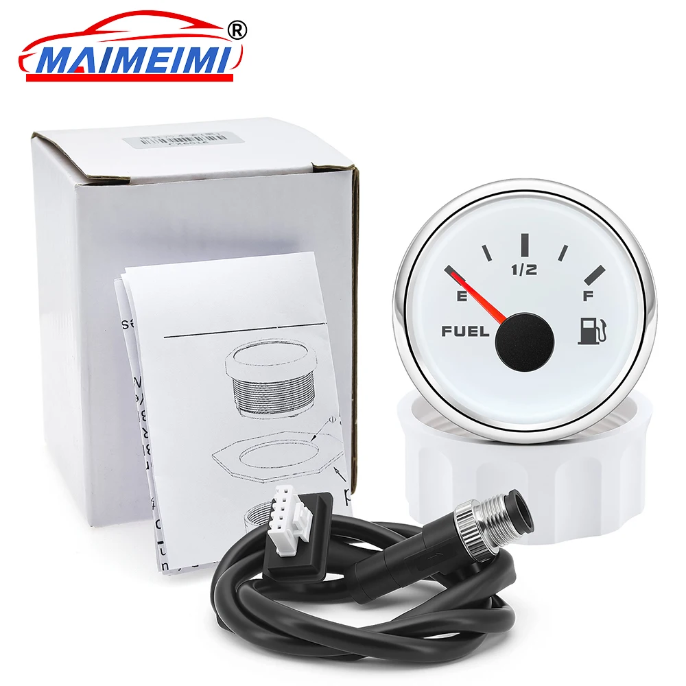 

52MM NMEA2000 Compatible Pointer Gauge Digital pointer car instrument panel Red backlight for Boats Yachts