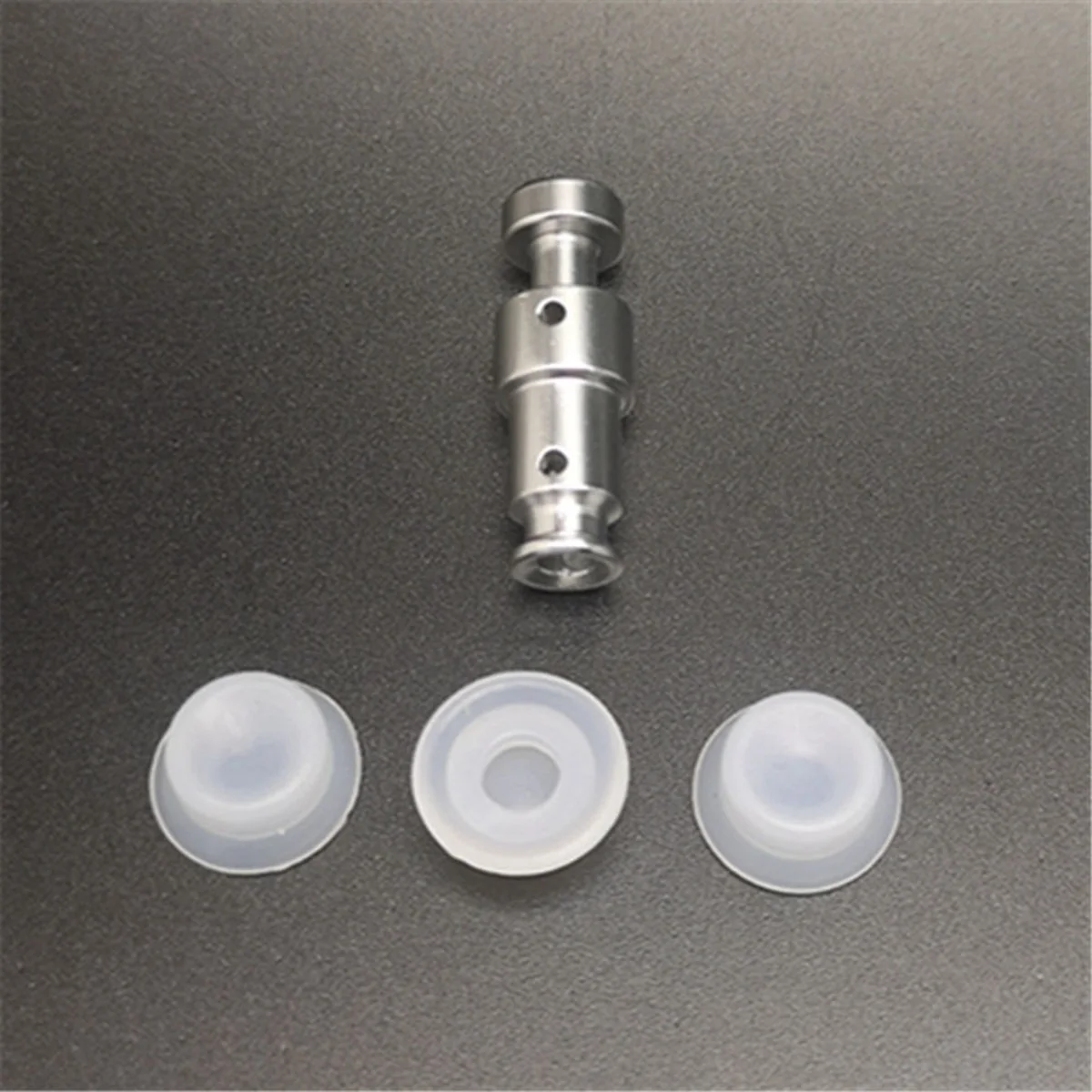SLQZT Valvola a galleggiante per pentola a pressione elettrica DUO60 Argento Doppio foro in alluminio 3.2X0.9X0.8 Valvola di ritegno 4 galleggianti 8 tappi piccoli