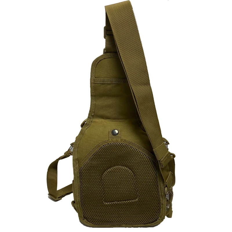 Outdoor Tactical Crossbody Bag Molle System Sport Bag Multifunctional Portable Chest Pack For Hiking Climbing