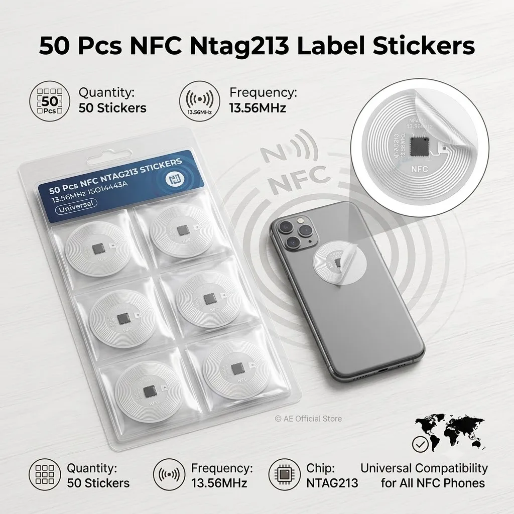 50-adesivos-nfc-ntag213-1356mhz-iso14443a-etiquetas-universais-para-todos-os-telefones-com-nfc