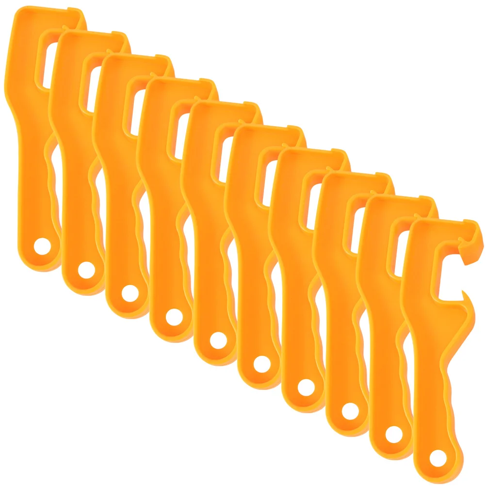 10 Pcs Paint Bucket Lid Lifter Wrench Tool Bung Opener Bottle Oil Barrel Manual Remover