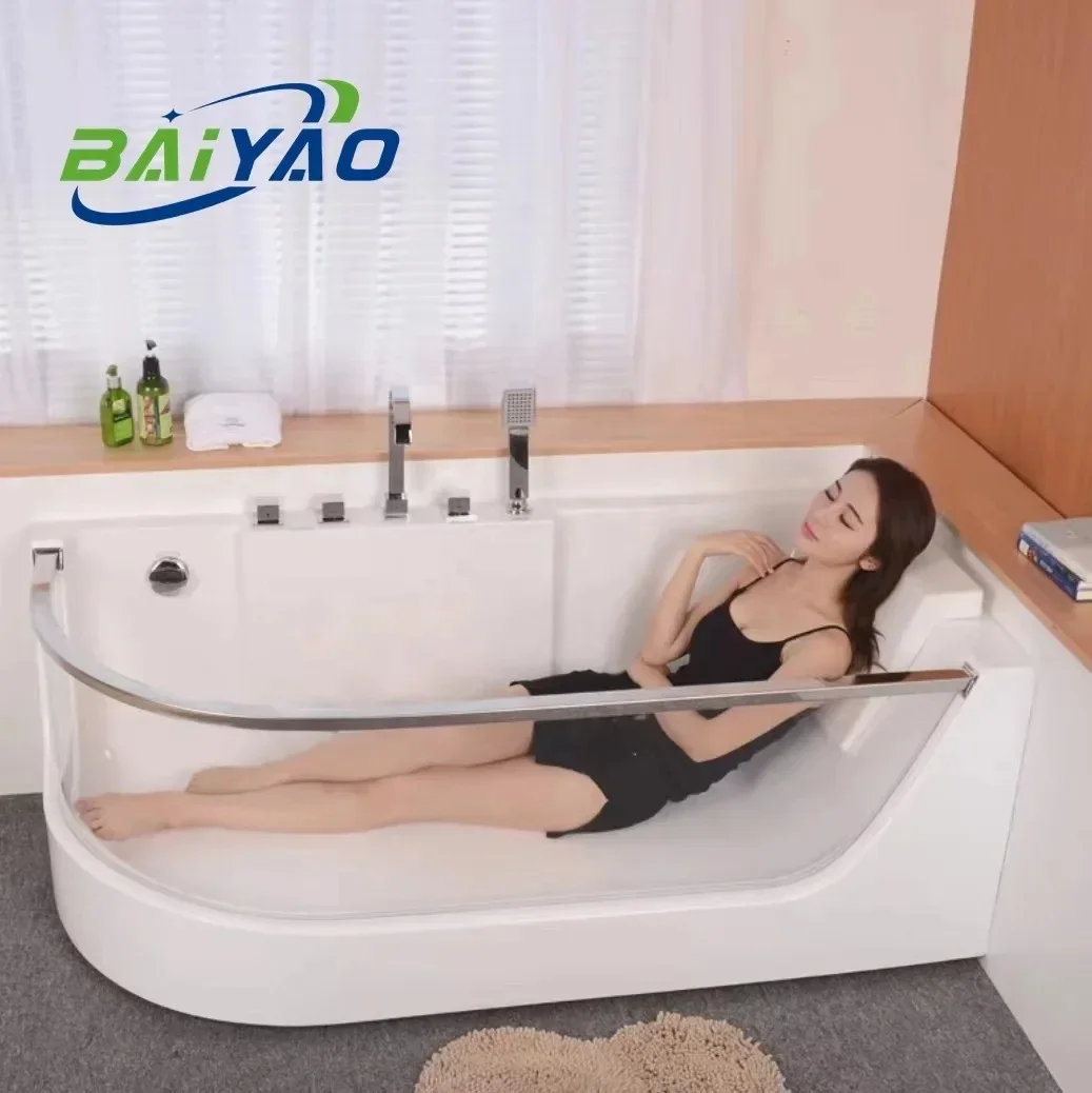 Vasche idromassaggio per 1 persona Spa Vasche da bagno per interni Jacuzzier Vasche da bagno spa per la casa personale Vasca idromassaggio acrilico idromassaggio
