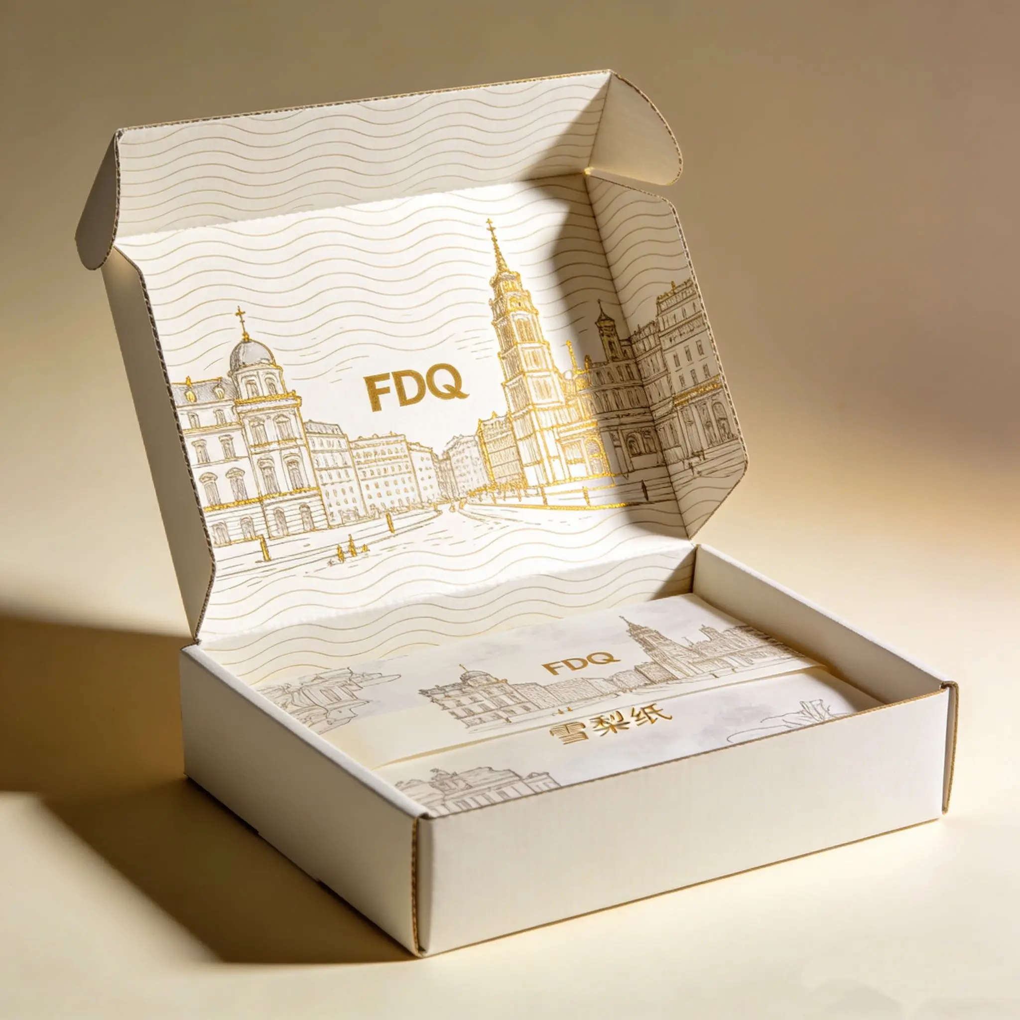 Custom Logo Eco-Friendly Corrugated Aircraft Box Wholesale Gift Shipping Packaging Box
