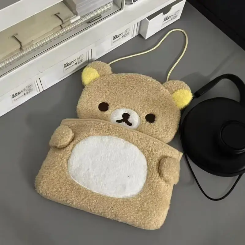 Kawaii plush hanging storage bag, wall mounted storage bag with hanging rope, bedroom door, cabinet item storage - view 4