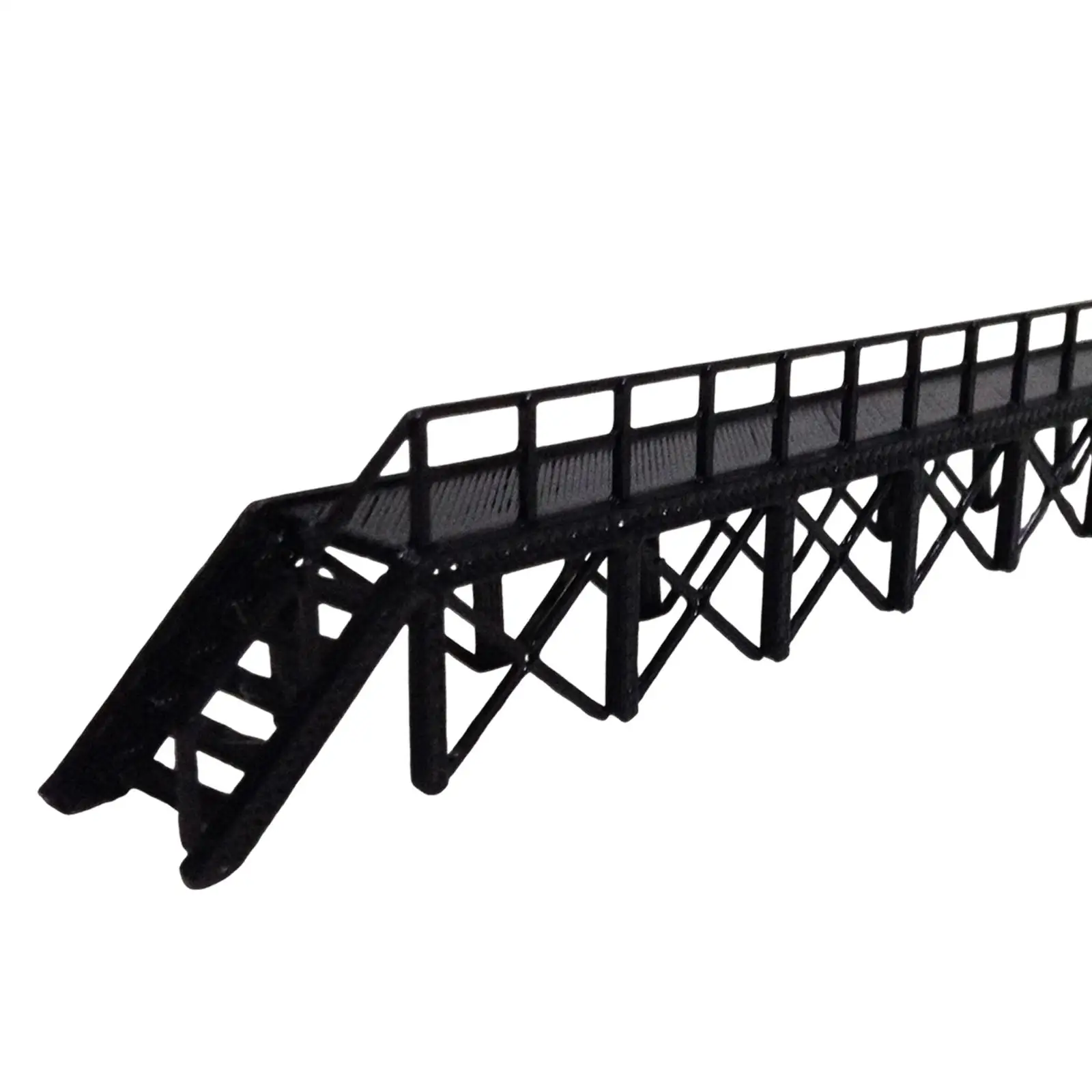 Simulation Compact Building Railway Maintenance Platform Model Black PP HO 1 87 Realistic Repair Scenery for Train Diorama H0