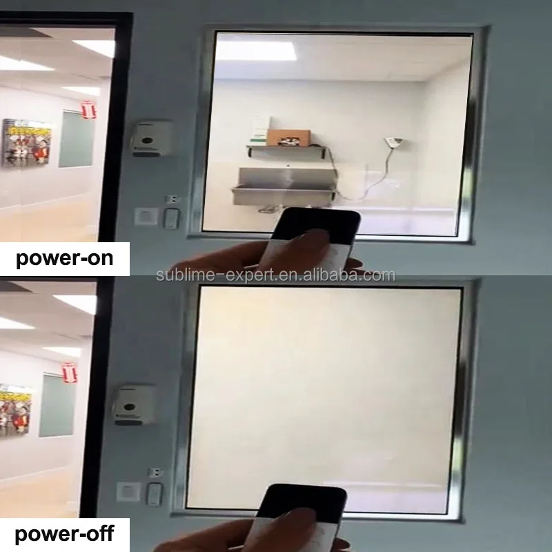 Electrochromic Window Film Pdlc Glass Film Pelicula Inteligente Switchable Custom Film Dimming Glass for Restroom Window Glass