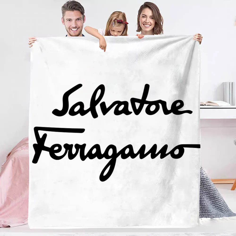 Blankets SALVATORE-FERRAGAMO Summer Comforter Baby Blanket Double Bed Blankets and Throws Bedspread on the Bed Anime Sofa Throw