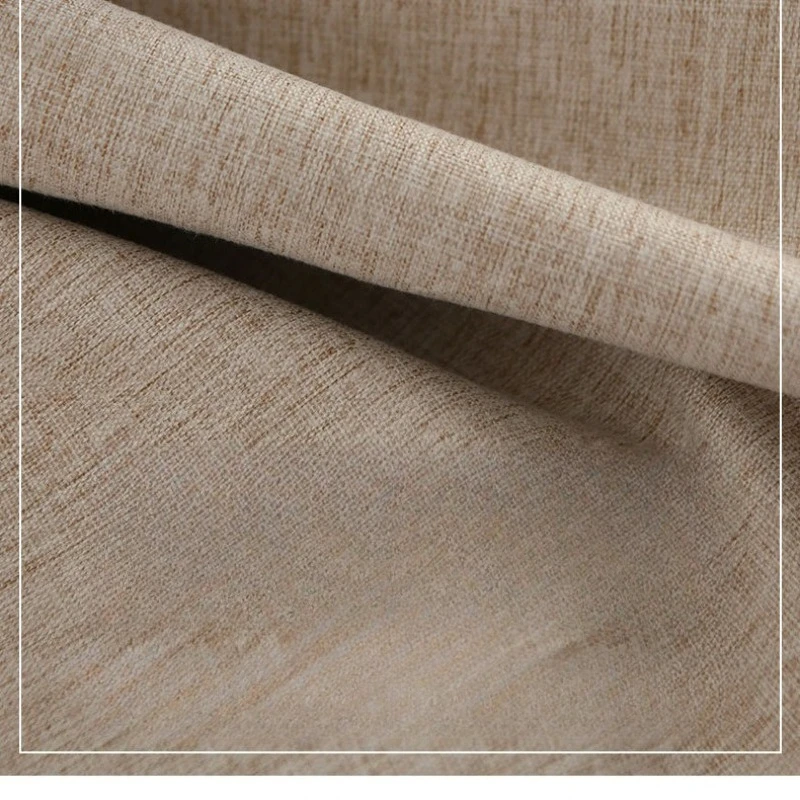 ستائر فاخرة من القطن والكتان من التول الأبيض مقاس مخصصة للتظليل بالكامل والحماية من الشمس لغرفة المعيشة وغرفة الطعام وغرفة النوم #3