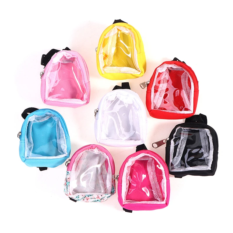 Doll Transparent Backpack Bag Accessories Mini Toys Cute Children Gifts Fit For 1/6 Doll