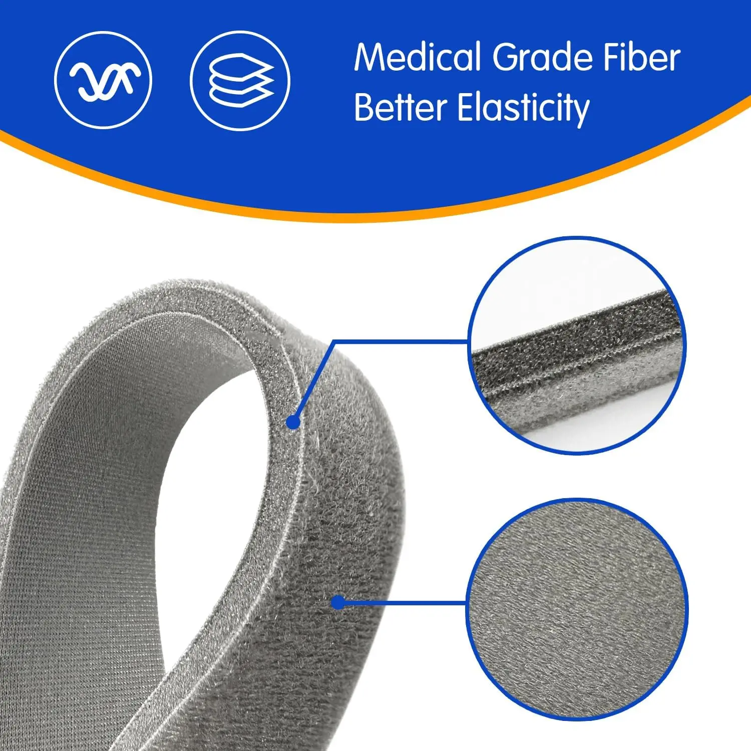 F20 Kopfband kompatibel mit ResMed AirFit / AirTouch F20 Vollgesichtsmaske Ersatz-Kopfband - Groß – Detail 6