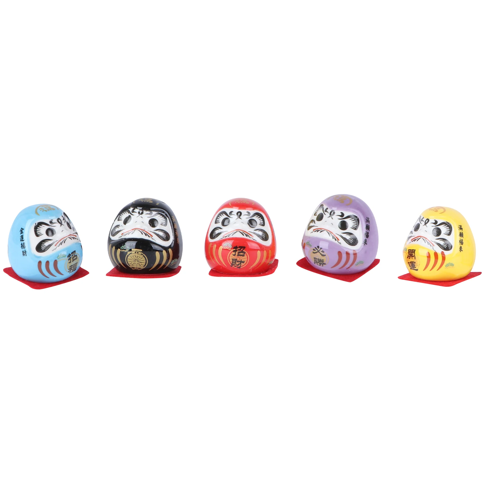 

5pcs Dharma Decor Ceramic Adornments Table Home Decor Ceramic Desktop Adorn Decoration Desk Living Room Safe Exquisite