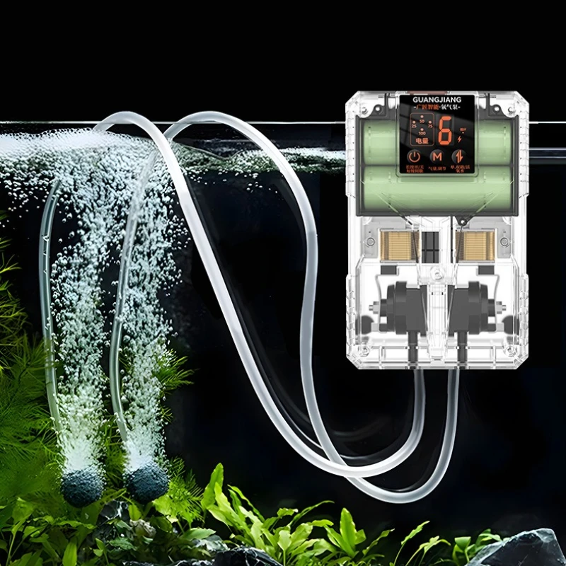 

Portable Pond Oxygen Pump Outdoor Rechargeable Waterproof Fish Tank Air Pumps Small Silent Aquarium Oxygenator Fishing Equipment