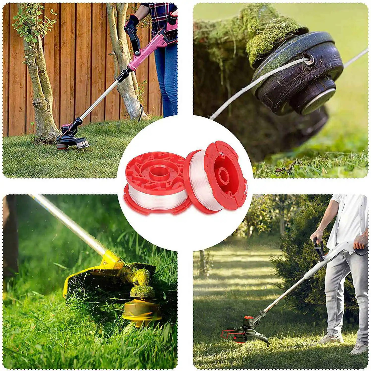 CMHI-триммерная леска, леска для поедания сорняков, сменная леска для триммера для струн, леска для катушки триммера для травы с автоматической подачей