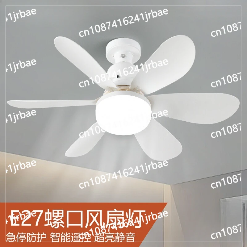 

Ceiling Fan Light E27 LED 30W Mute Electric Ceiling Fan Light with Remote Control Lighting Living Room Study Room