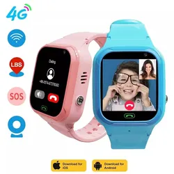 2024 New Kids GPS Smart Watch SOS Phone Watch Smartwatch Camera Video Call With Sim Card Waterproof Kids Gift For IOS Android