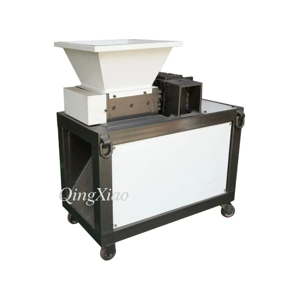 Petit broyeur industriel mobile, broyeur multifonctionnel pour aliments, documents, plastique et déchets de panneaux KT