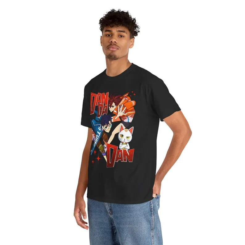 Dandadan Anime T-Shirt Trendy Japanese Streetwear Graphic Tee Perfect Gift For Anime Fans All Size 100 Cotton