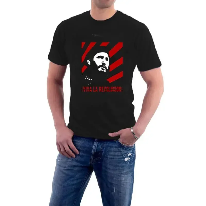 Fidel Castro T Shirt Cuba Viva La Revolucion Politics Tees By Sillytees