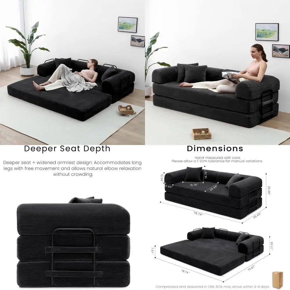 Folding Sleeper Sof… - image