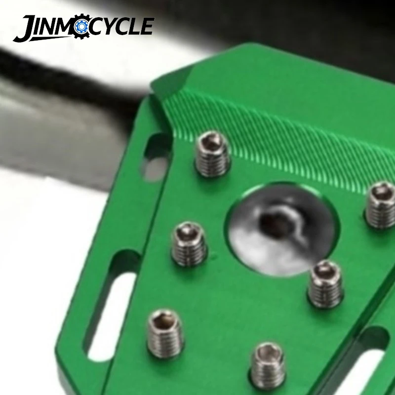 

KLR 650 Foot Brake Pedal Enlarge Step Plate Extension Pad Extender Tips Stand For Kawasaki KLR650 2008-2014 2015 2016 2017 2018