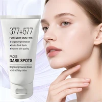 Crème éclaircissante 377+577, contient de la niacinamide et de la vitamine C, réduit les taches brunes - Unifie le teint - Éclaircit la peau - Hydrate en profondeur et lisse la peau, design pratique en tube 3
