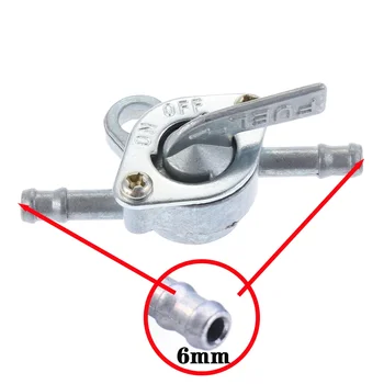 Válvula de grifo de tanque de combustible en línea de 6mm y 1/4 