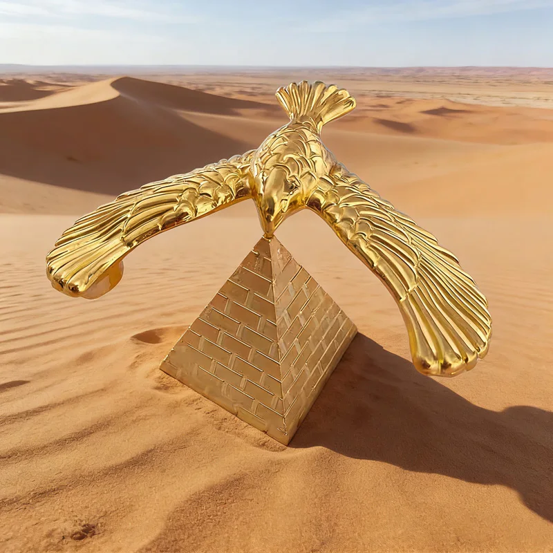 Metal Balancing Bird with Pyramid Combination Set Physical Science Office Desktop Novelty Decompression Gifts For Adults