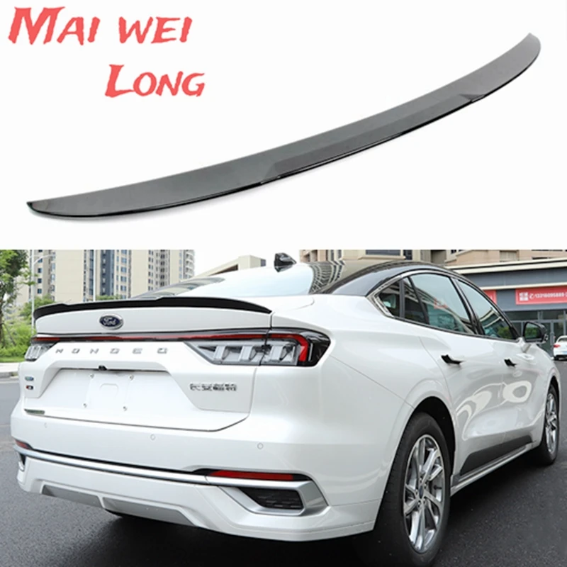 For Ford Fusion Mondeo 2022 Type ST ABS Plastic Car Rear Ducktail Wing ABS Plastic Trunk Accessories