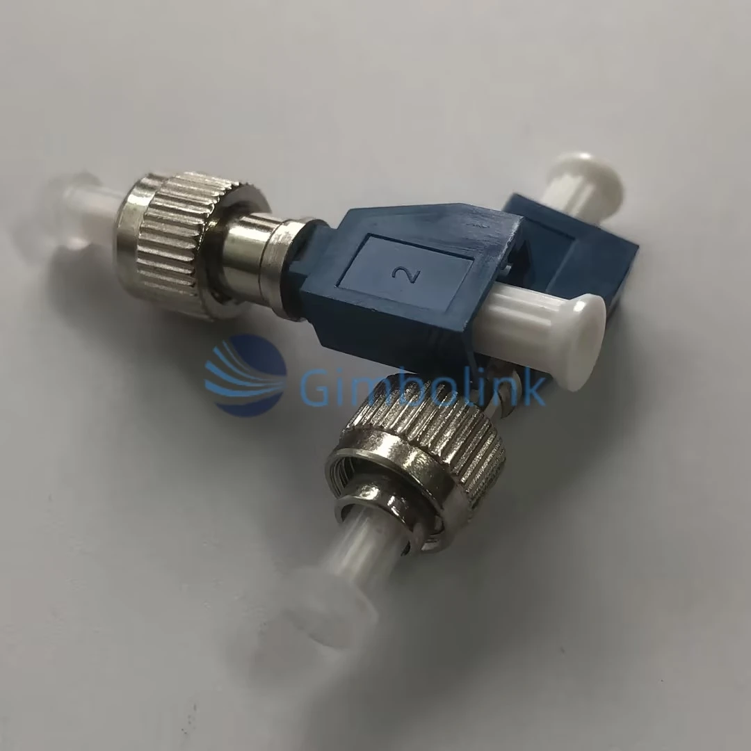 FC UPC ذكر معدني إلى LC UPC أنثى البلاستيك الهجين محول الألياف البصرية محول مقرنة الطاقة متر مصدر الضوء محول VFL