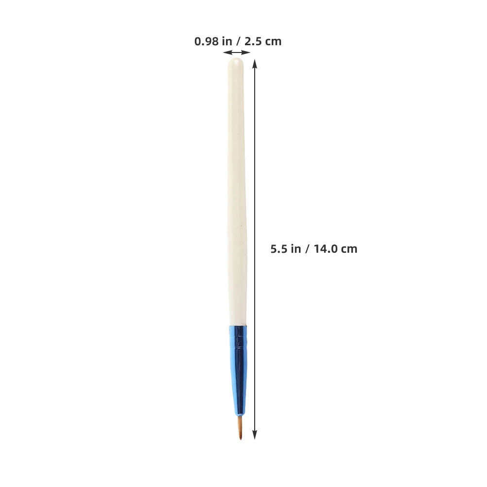 3 pçs pincel de delineador ponto fino conjunto de pincéis de maquiagem portátil ferramenta de fundação ferramenta de maquiagem dos olhos aplicador corretivo