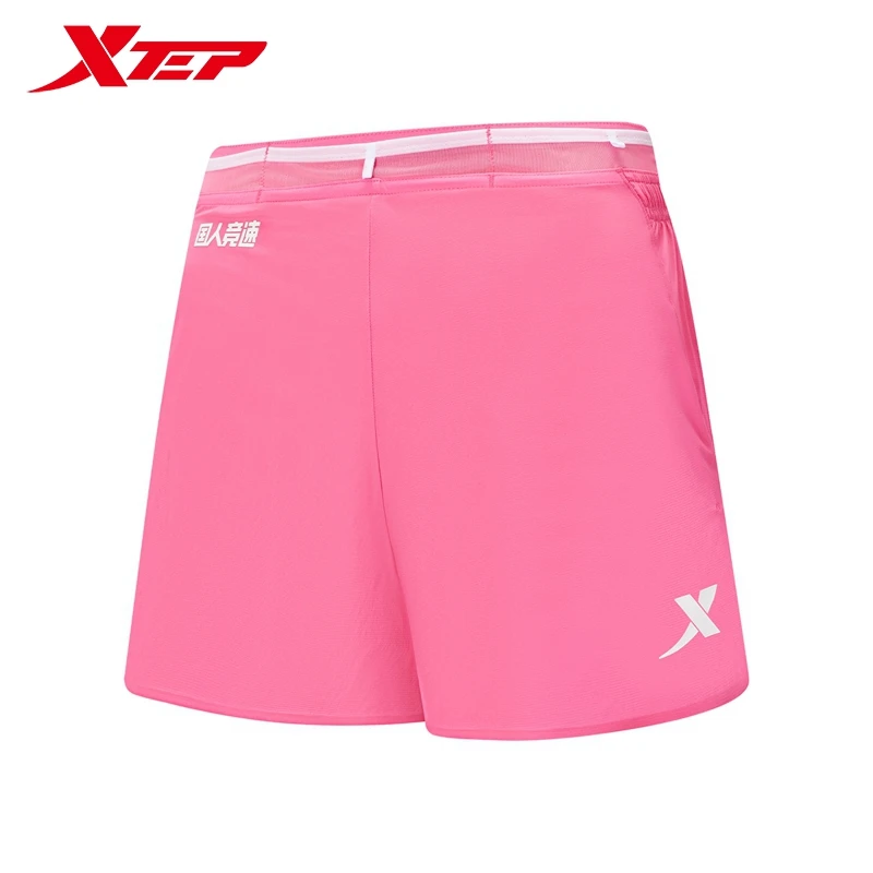 Xtep Woven Shorts For Women 2024 Summer Quick-Drying Women\'s Sweatpants Training Sporty Comfortable Outdoor Bottoms 976228240269