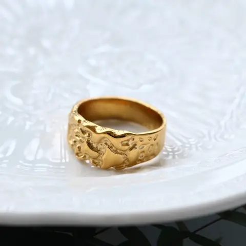 8 best sales सोने की डली के छल्ले - №2