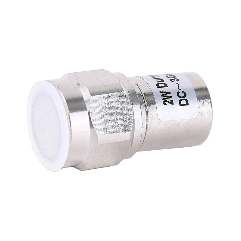 2W RF Dummy Load 50Ohm N Male Connector 3GHz 6GHz Nickel Plated Termination Loads