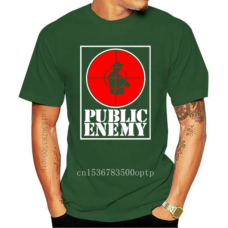 New ONE1SIDE 90s Public Enemy PE BLACK WHITE T-SHIRT XS-3XL