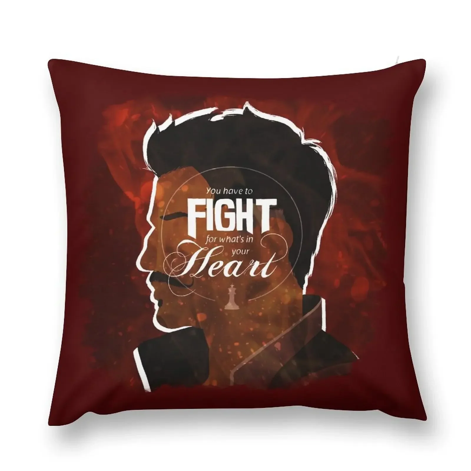 Dorian - Fight For What's In You Heart Throw Pillow Pillowcase Cushion Cover For Sofa Pillow Decor pillow